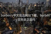 burberry中文官方网站下载，burberry官网是正品吗