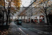 头条权威声音：探花精选